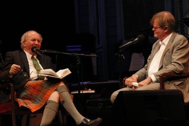 Garrison Keillor and best selling author Alexander McCall Smith