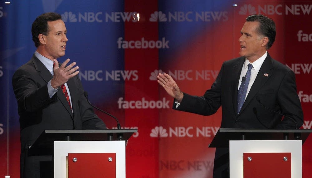 Mitt Romney, Rick Santorum