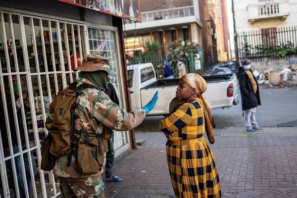 In South Africa, face masks will be mandatory in public and at work. 