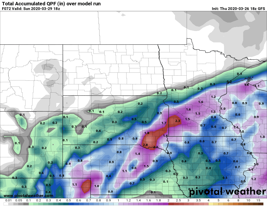 Dry Friday then a Saturday soaker; pushing 60 by Monday? MPR News