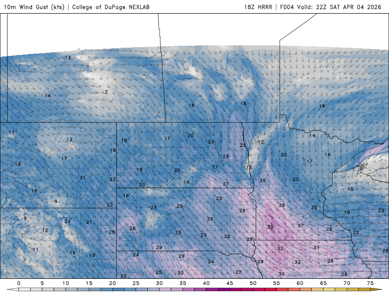 Wind speed and direction Saturday 5 p.m. to Sunday 7 a.m. 