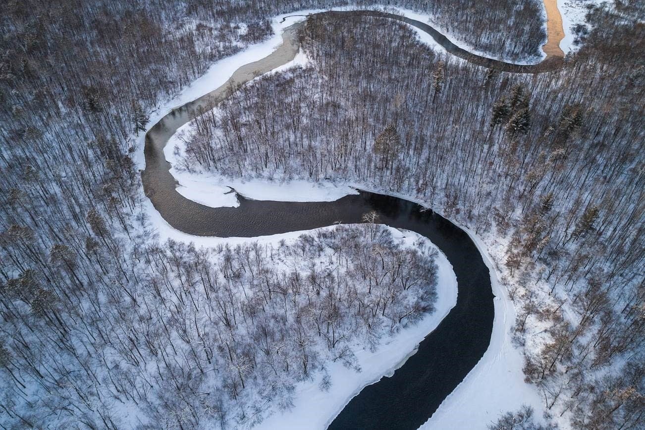 Namekagon River, below County Road K landing
