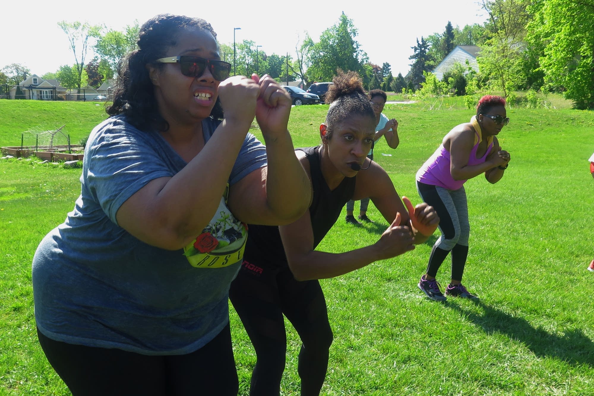 Instructor Valerie Turner provides one-on-one coaching.