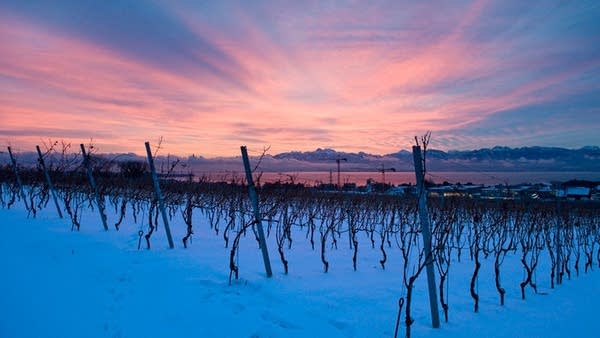 solstice sunrise in Switzerland