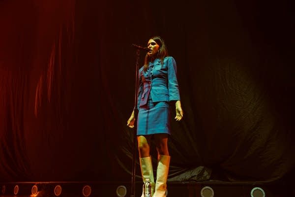Sienna Spiro performing on stage
