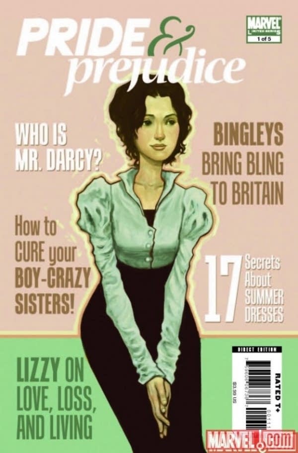 Jane Austen's classic, comic-style