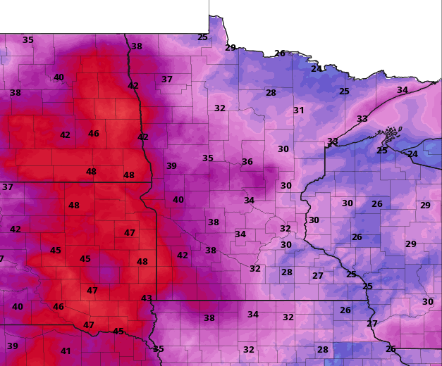 24 hr gusts THU