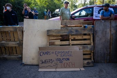A barricade
