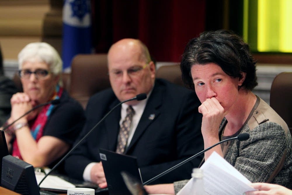 Council Member Elizabeth Glidden, left