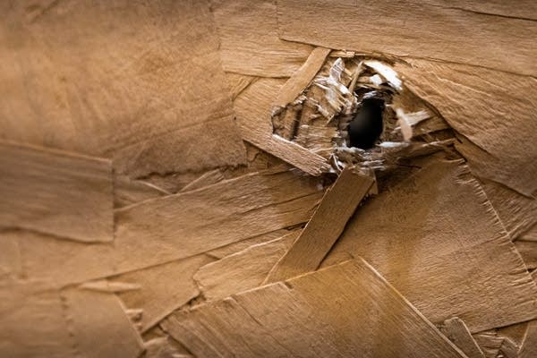 A bullethole