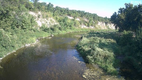 Low river
