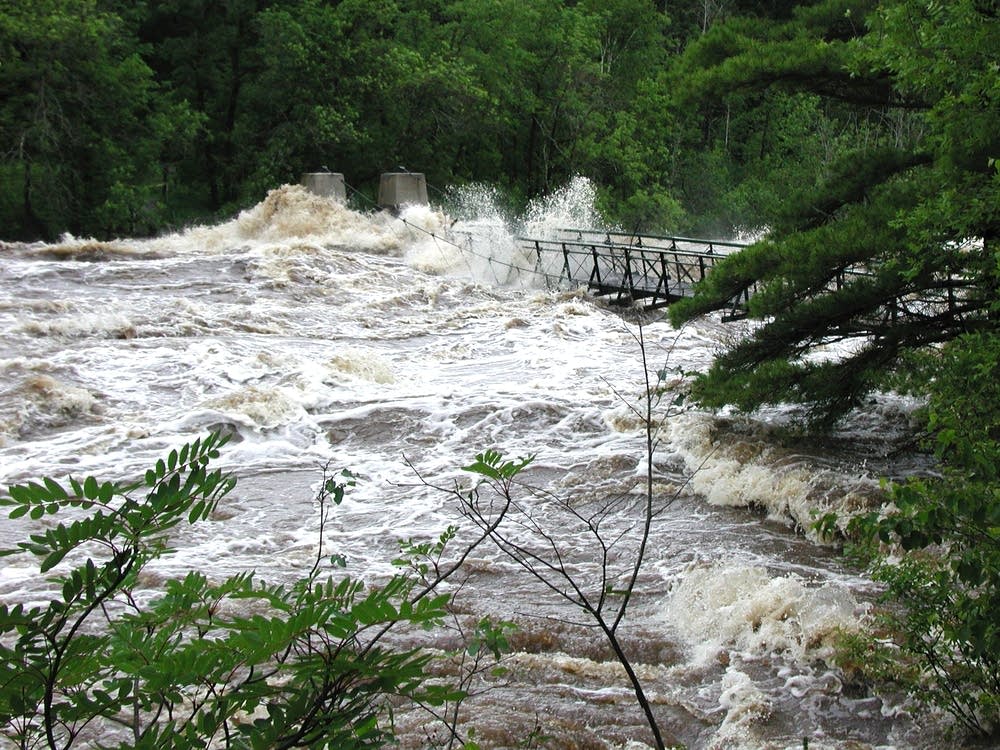 Jay Cooke swinging bridge
