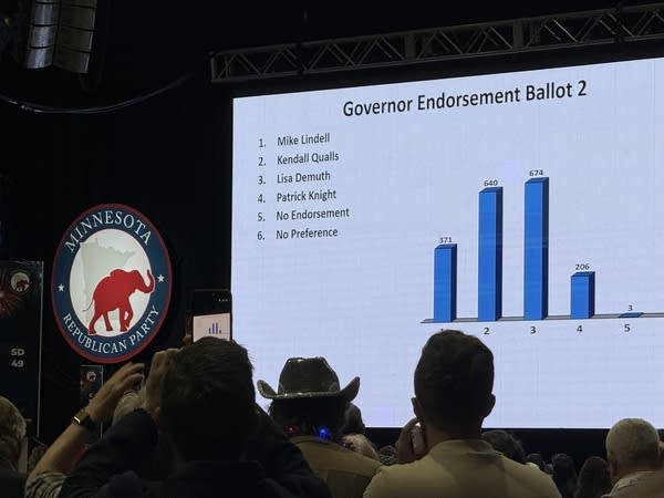 Second round of GOP voting 