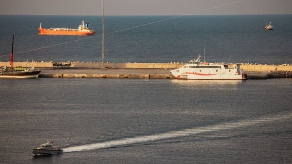As part of the ceasefire deal, Iran agreed to reopen the Strait of Hormuz so that oil tankers could move through it. 
