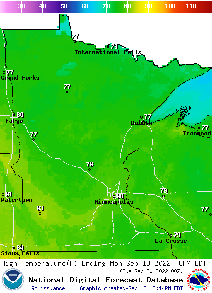 Gorgeous Monday, hotter Tuesday then much cooler