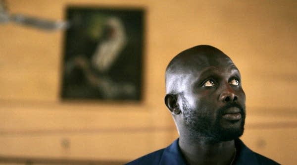 A view of George Weah in Monrovia, Liberia.