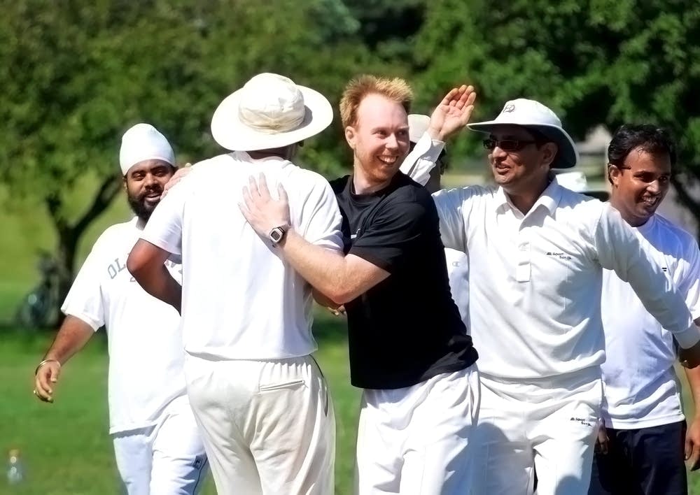 Celebration after play