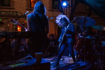 The Melismatics performing on stage