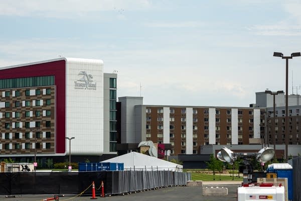 Treasure Island Resort Casino is seen