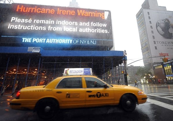 Irene makes NYC landfall