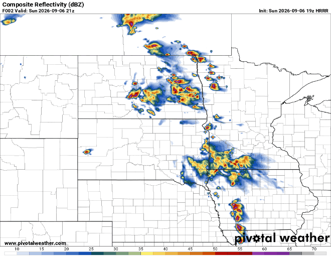 Forecast precipitation Sunday 4 p.m. to Monday 7 a.m.