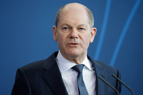 Forty percent of Germany's natural gas comes from Russia. Above, German Chancellor Olaf Scholz.