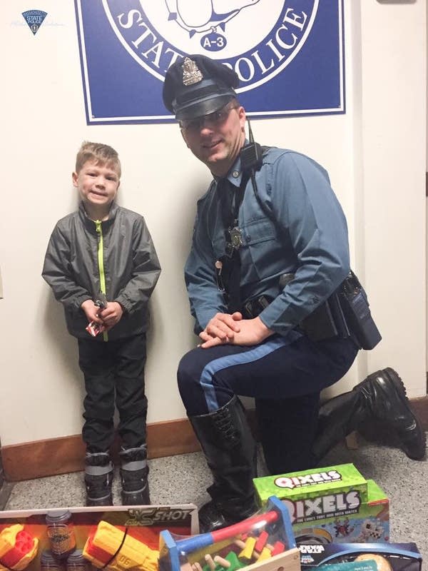 Six-year-old donates his birthday presents to toy drive