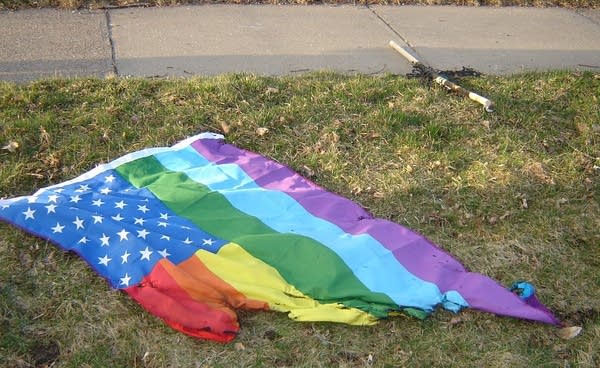 In Hudson, ‘They can destroy a flag, but they can’t destroy a movement’