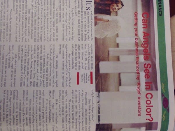 A sample article on angel investors