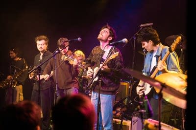 Racing Mount Pleasant performing at Amsterdam Bar and Hall.