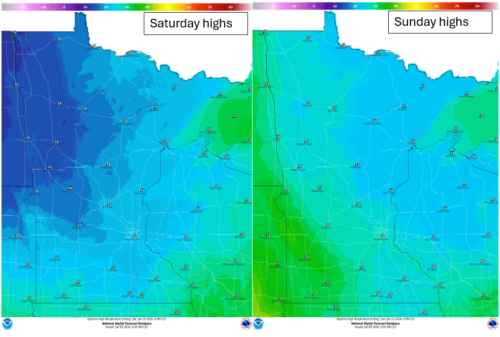 Weekend highs