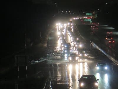 Flash flooding on U.S. Highway 169