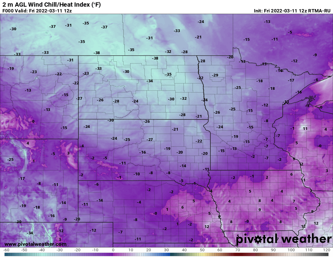 Coldest night of March Friday night; big warm up starts Sunday