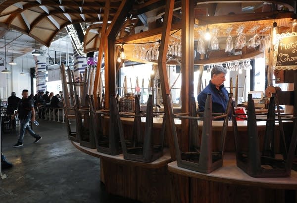 A bar near Marketplace HQ (where we aren't today).