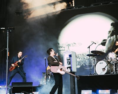 the band lord huron performing on stage