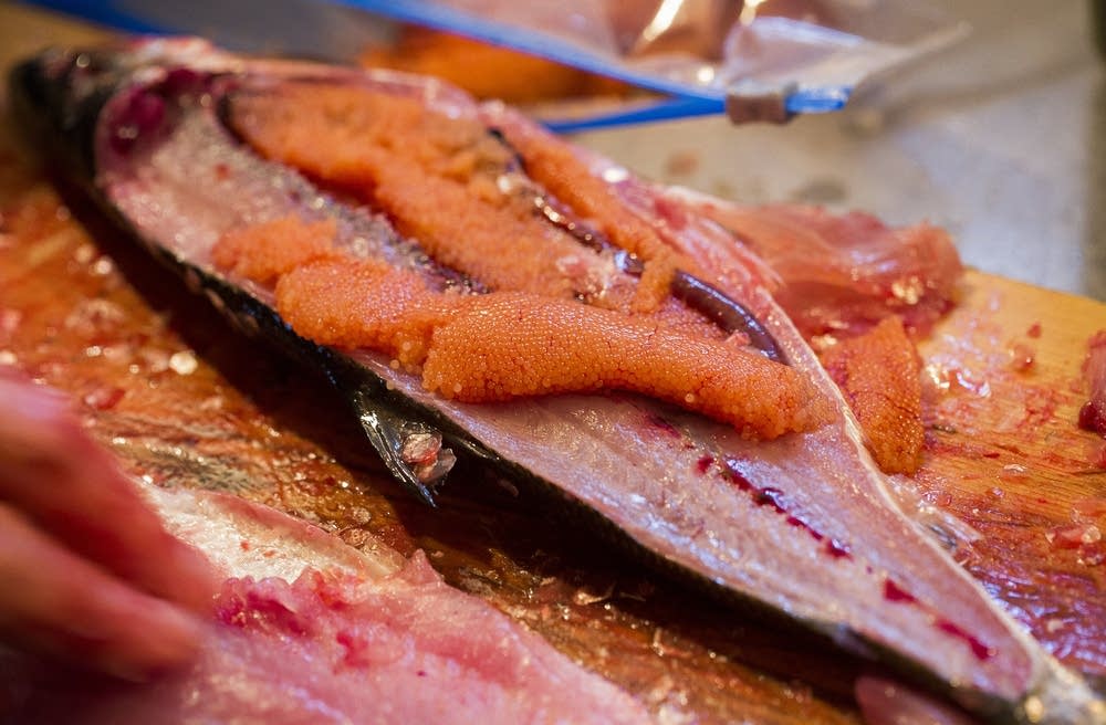 Herring roe or