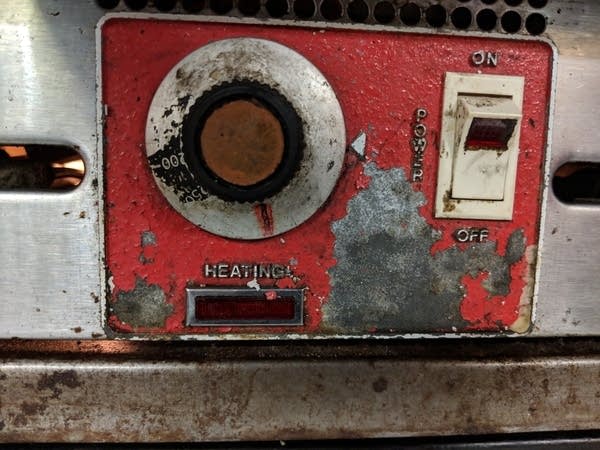 The controls on the ovens haven't been legible for years.