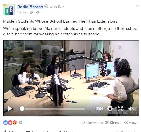 Banned from prom for wearing hair extensions