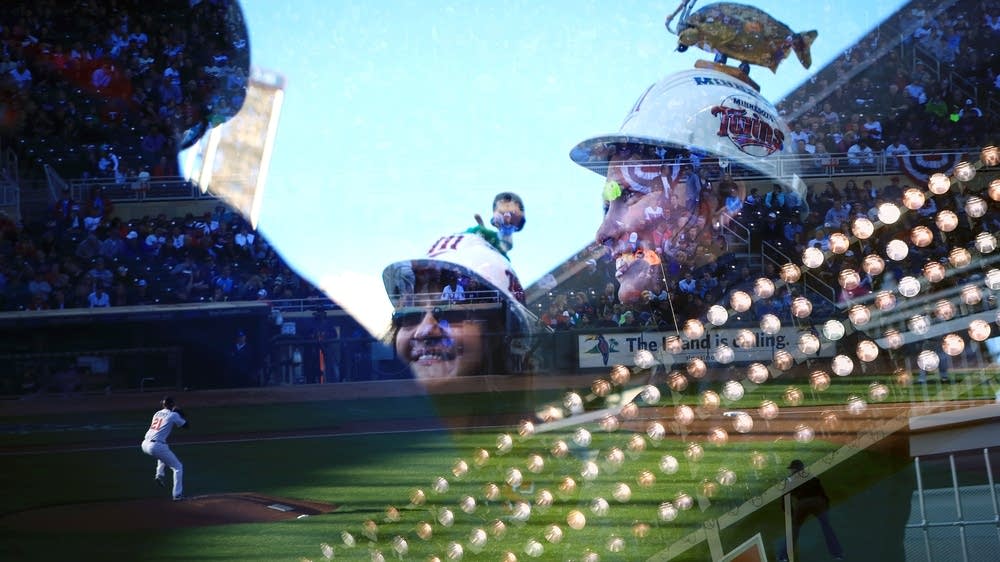 Photos A different kind of triple play on opening day at Target Field