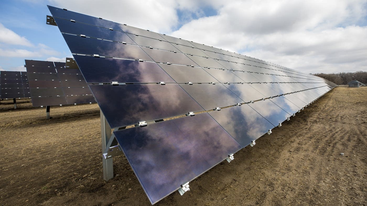 Minnesota solar energy capacity spiked in early 2017 MPR News