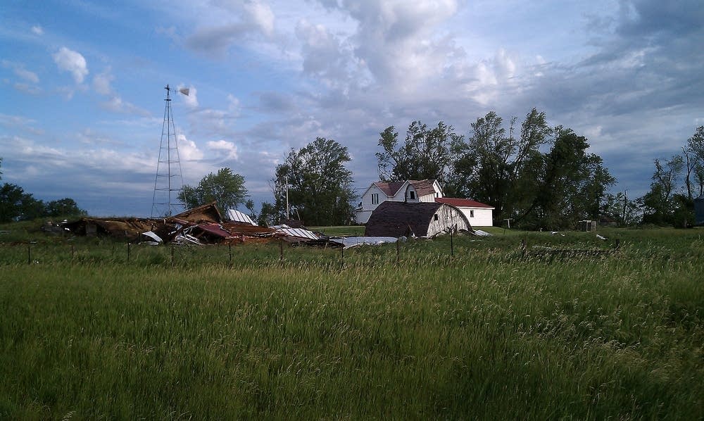Tornado damage