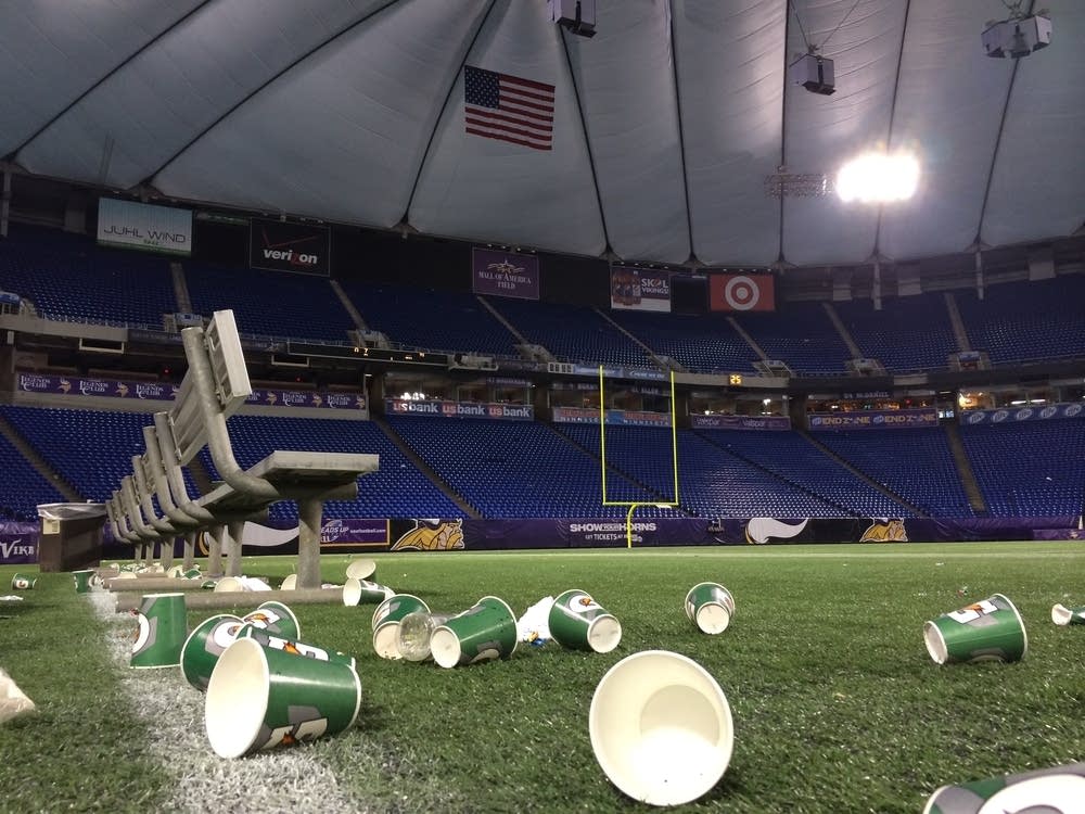 Deserted field