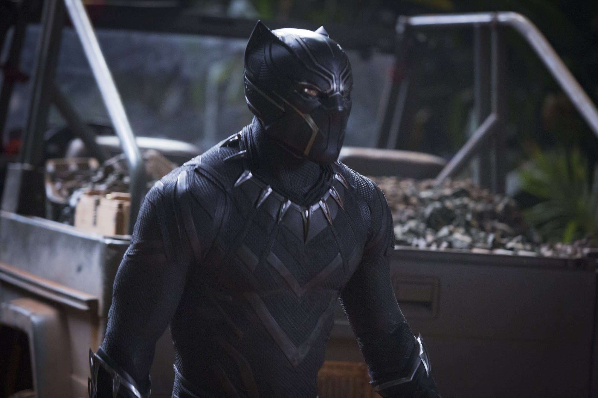 Chadwick Boseman in Marvel's Black Panther.