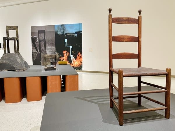 An 1820 Shaker chair