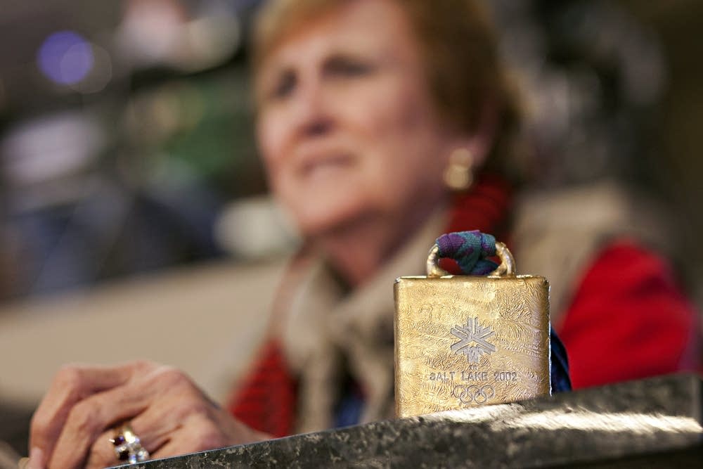 A bell from the 2002 Olympics