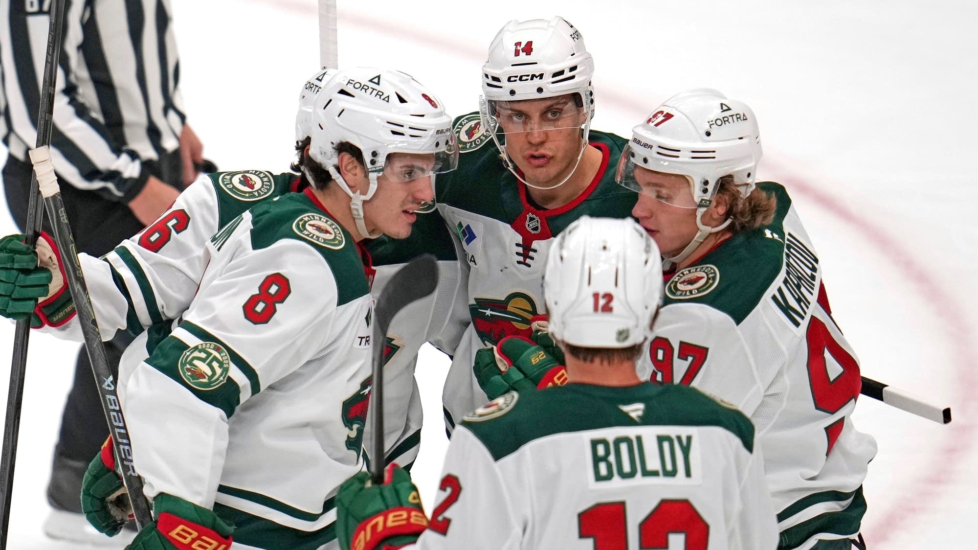 Wild score 3 in 3rd period to beat Kraken 4-1 | MPR News