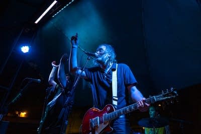 The Shackeltons on stage