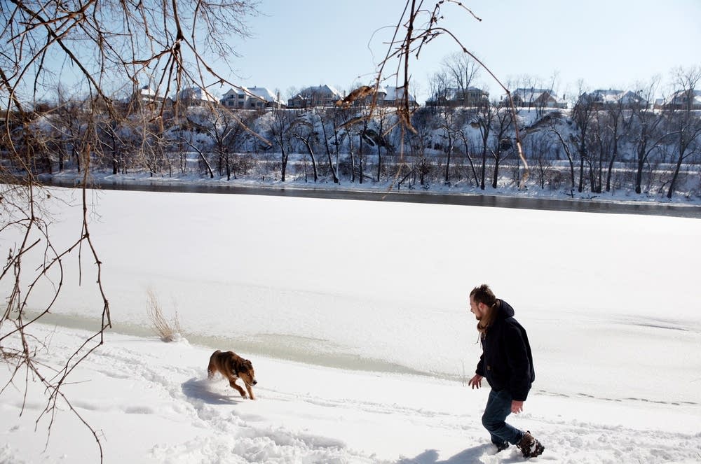 Playing near the river