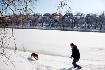 Playing near the river