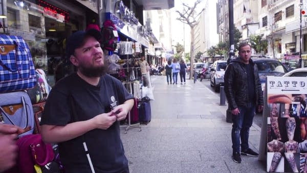 Man travels the world, sees nothing